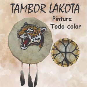 TAMBOR CEREMONIAL LAKOTA PERSONALIZADO FULL COLOR